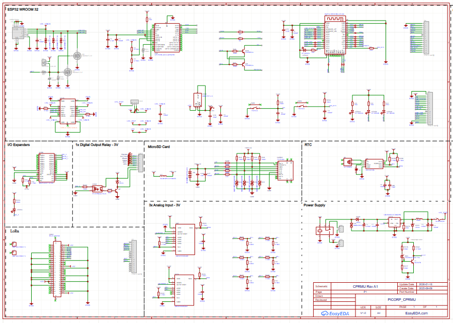Smart IoT Datalogger circuit view